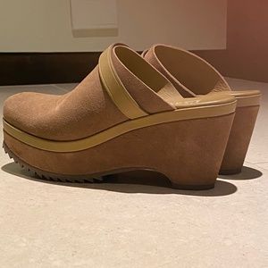 Suede Pedro Garcia clogs - never worn